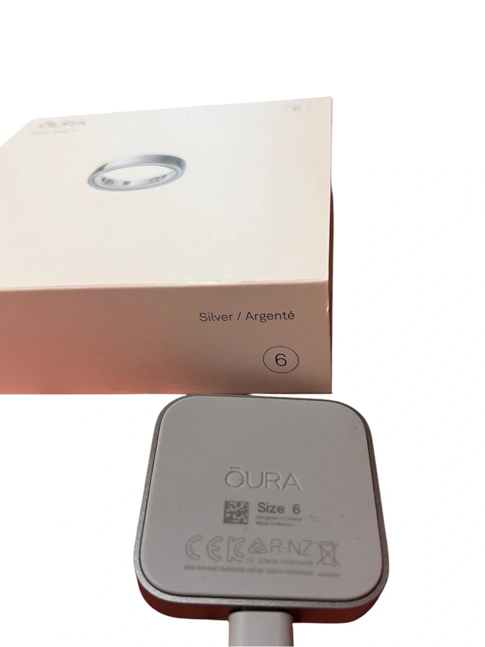 EUC - Oura Ring Gen 4 - Size 6, Silver